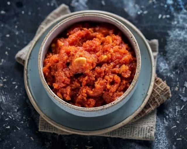 Gajar Halwa Quarter Tray.