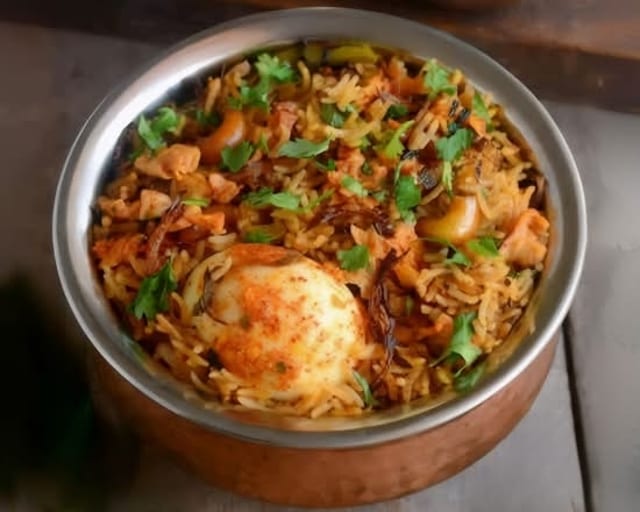 Egg Biryani.