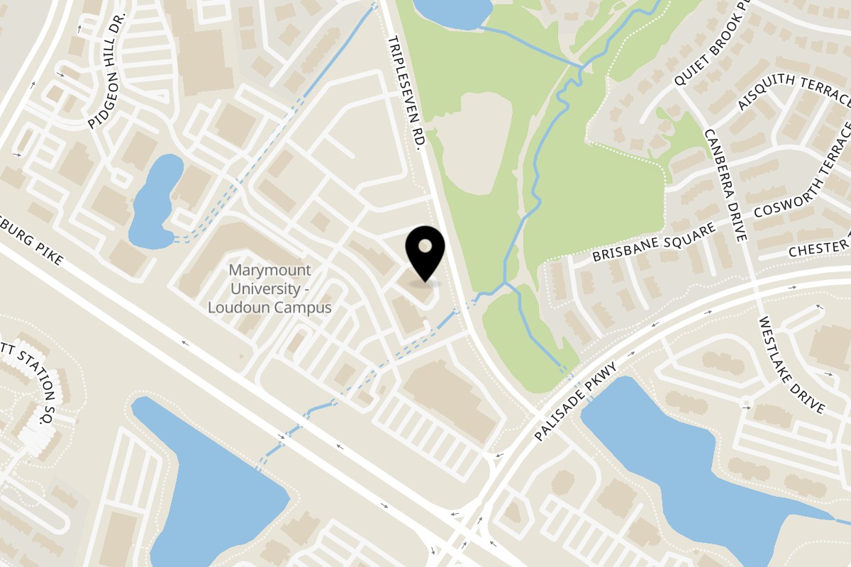 Map showing the location of Mehfil Indian Restaurant & Bar on 45999 Pigeon Dr suite 150 in Sterling